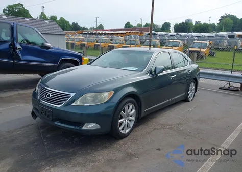 2007 Lexus Ls 460 from USA, damaged, VIN JTHBL46F475037017